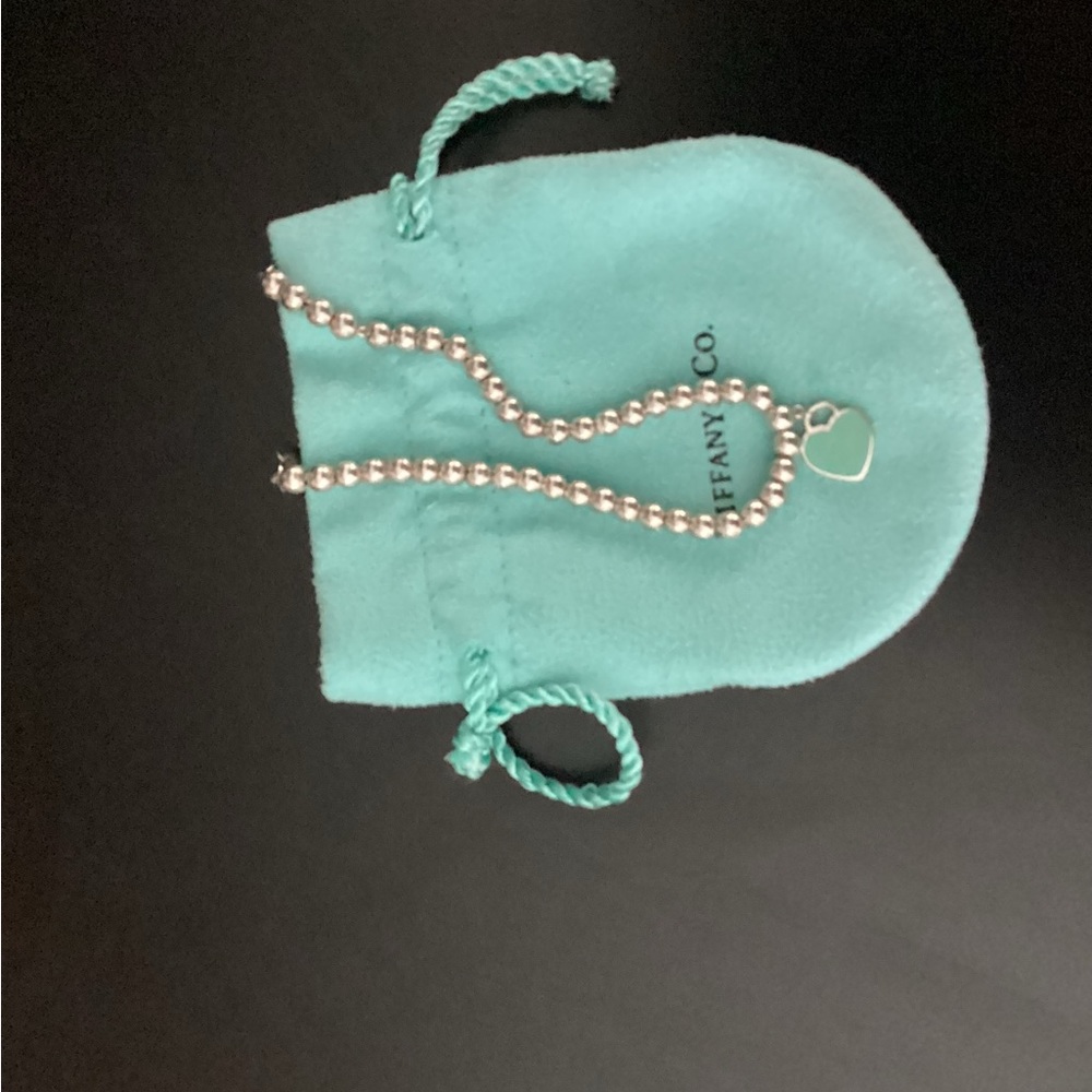 Tiffany and Co. Beaded Heart Bracelet